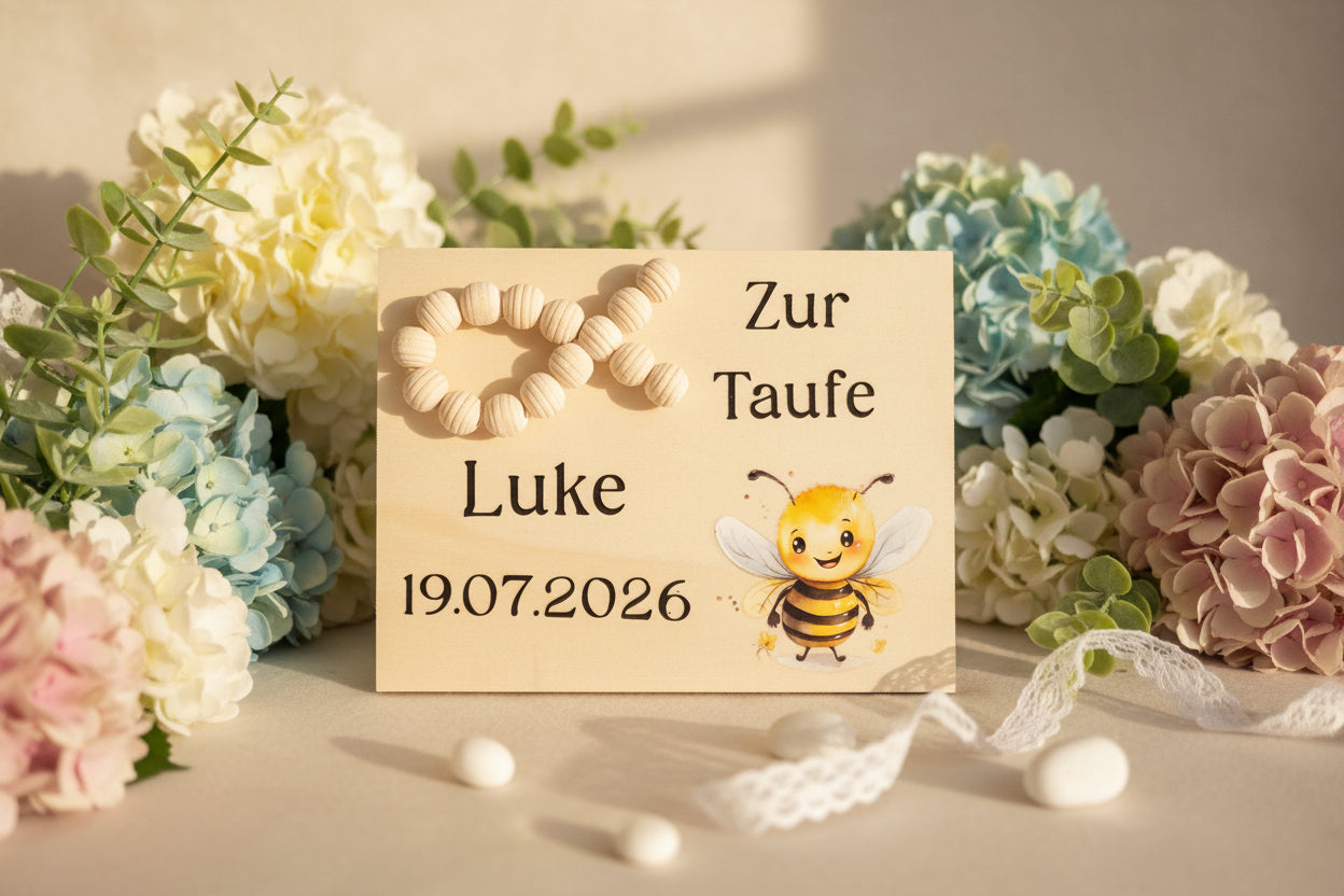 Taufbox personalisierbar